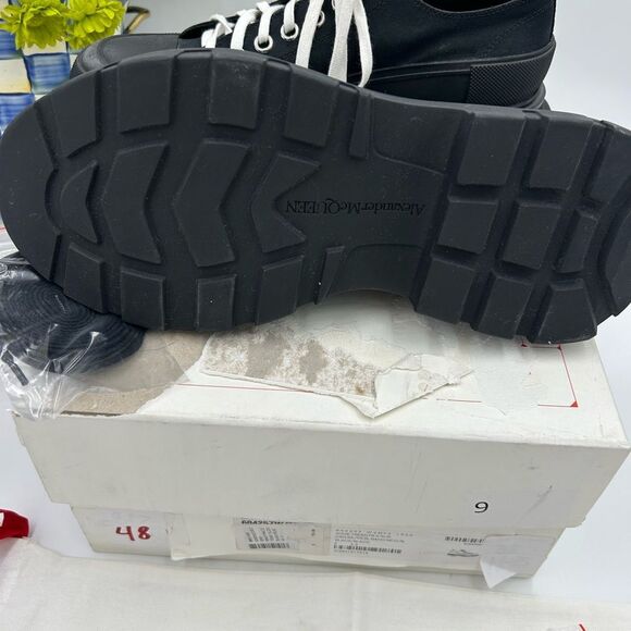 Menzel Alexander, McQueen tread slick sneakers size 43 made in Italy - Picture 8 of 12